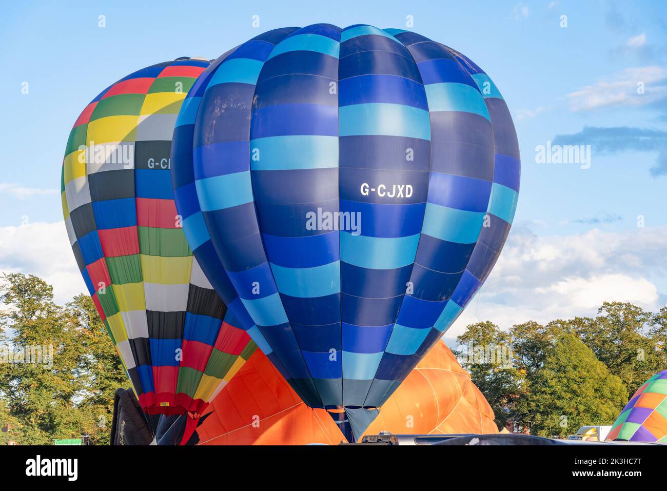 Hot Air Balloons at Yorkshire Balloon Fiesta Stock Photo Alamy
