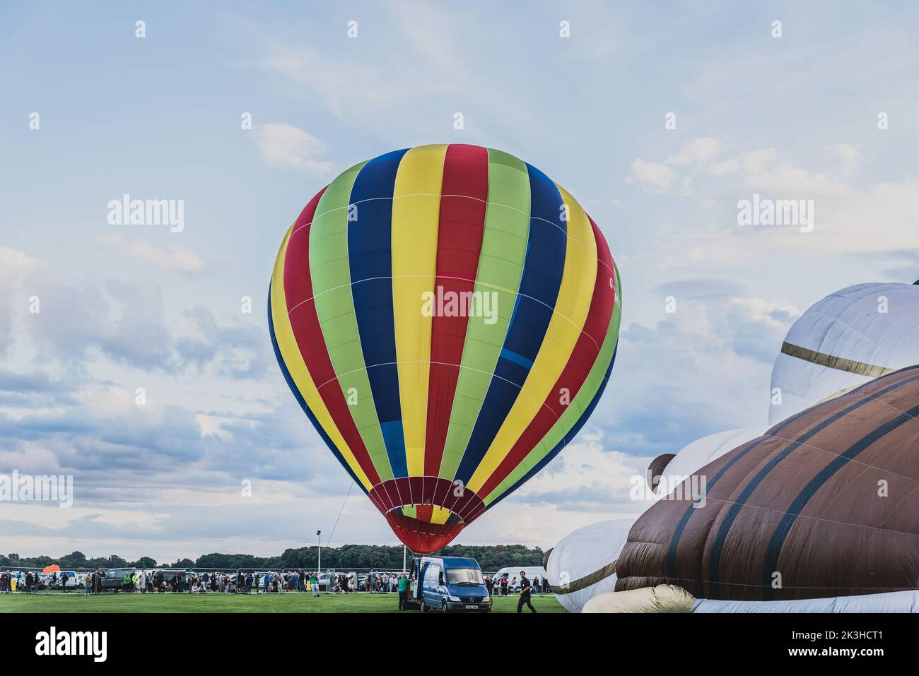 Hot Air Balloons at Yorkshire Balloon Fiesta Stock Photo Alamy