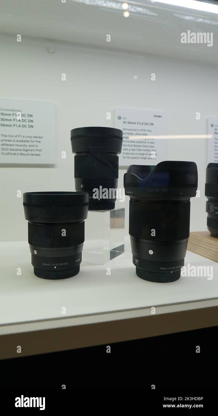 Sigma Prime Lenses, Sigma Trio The Photography Show, NEC, Birmingham