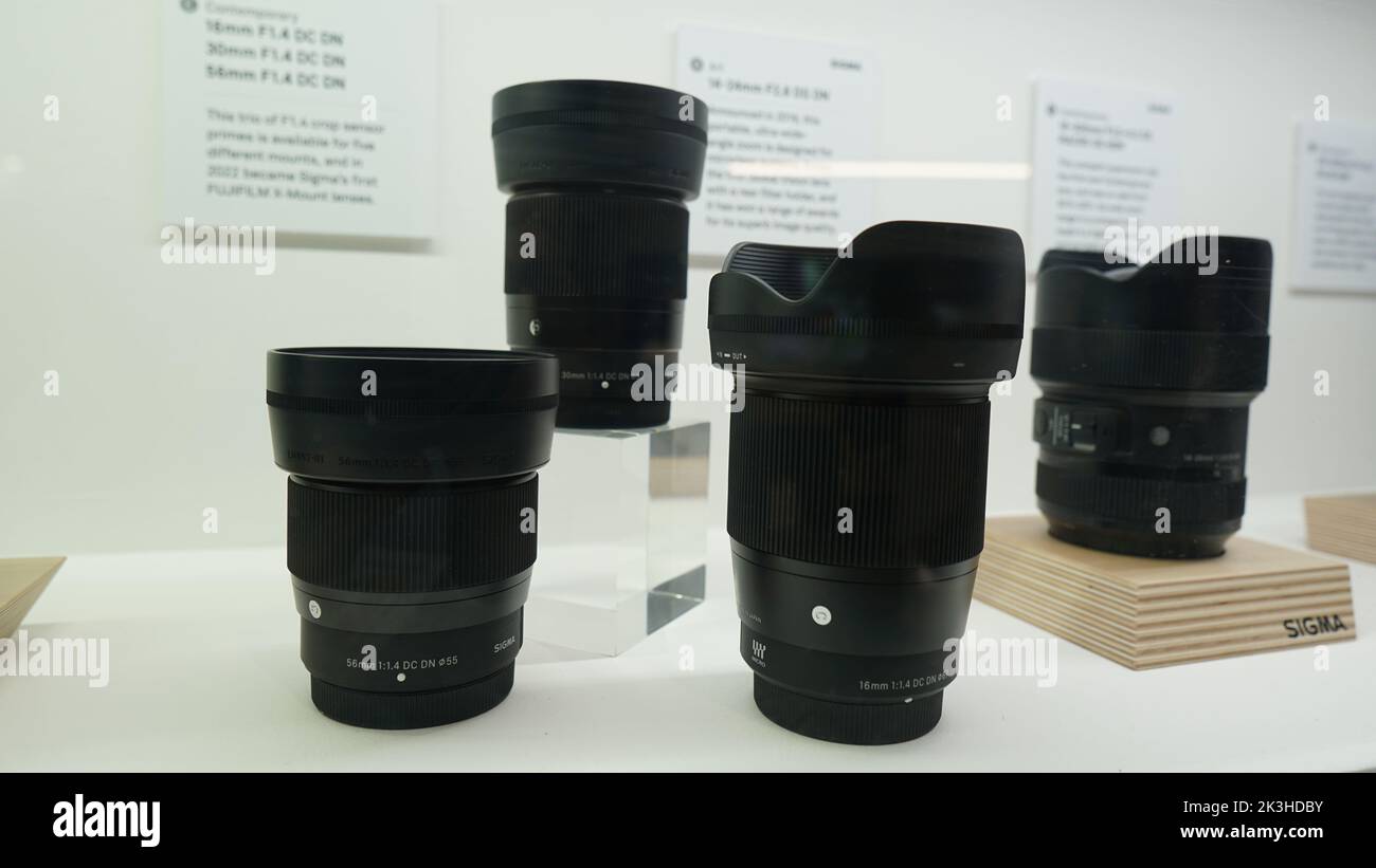 Sigma Prime Lenses, Sigma Trio The Photography Show, NEC, Birmingham