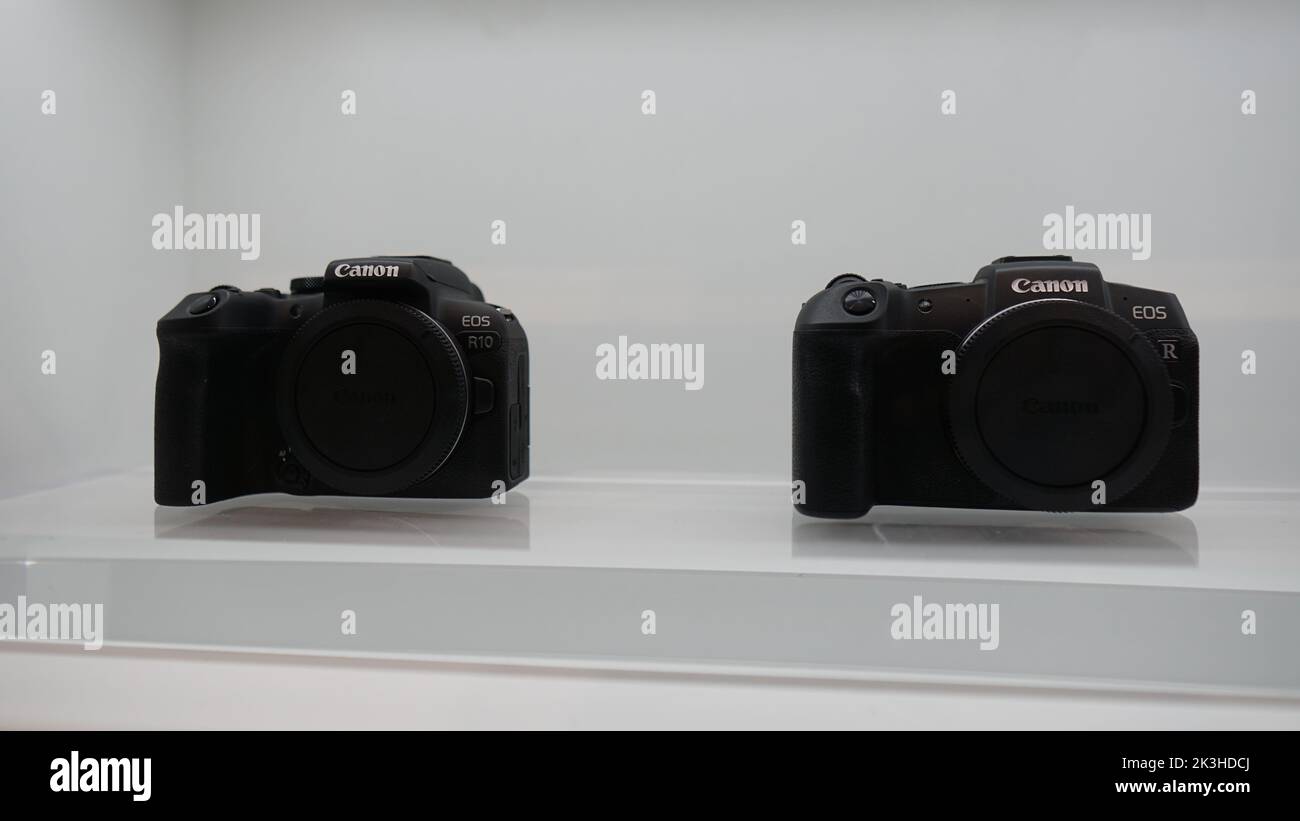 Canon Mirrorless, Canon EOS R Series The Photography Show, NEC, Birmingham Stock Photo Alamy
