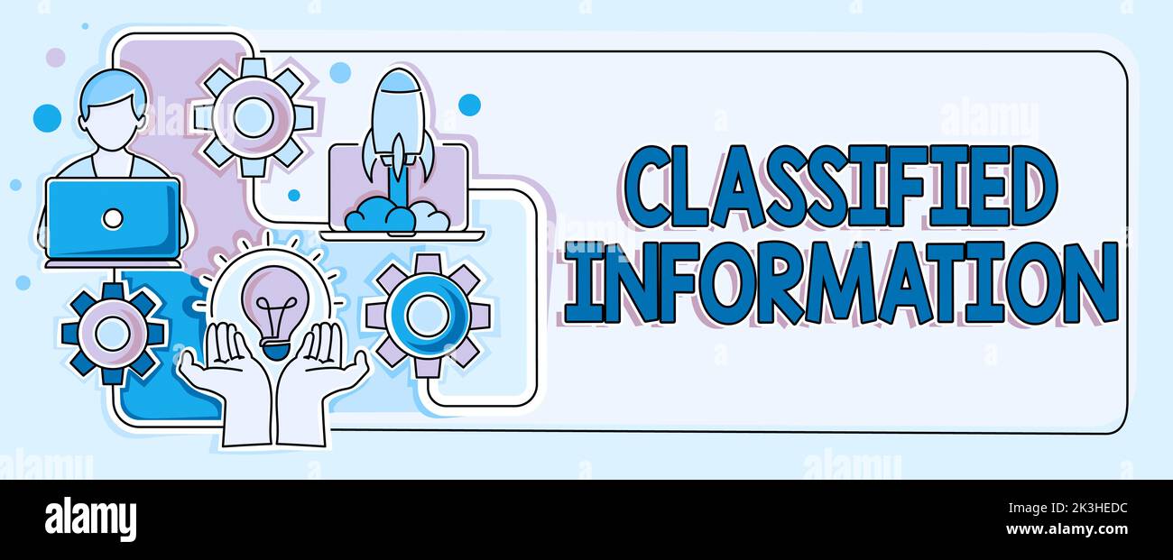 Inspiration showing sign Classified Information. Business overview