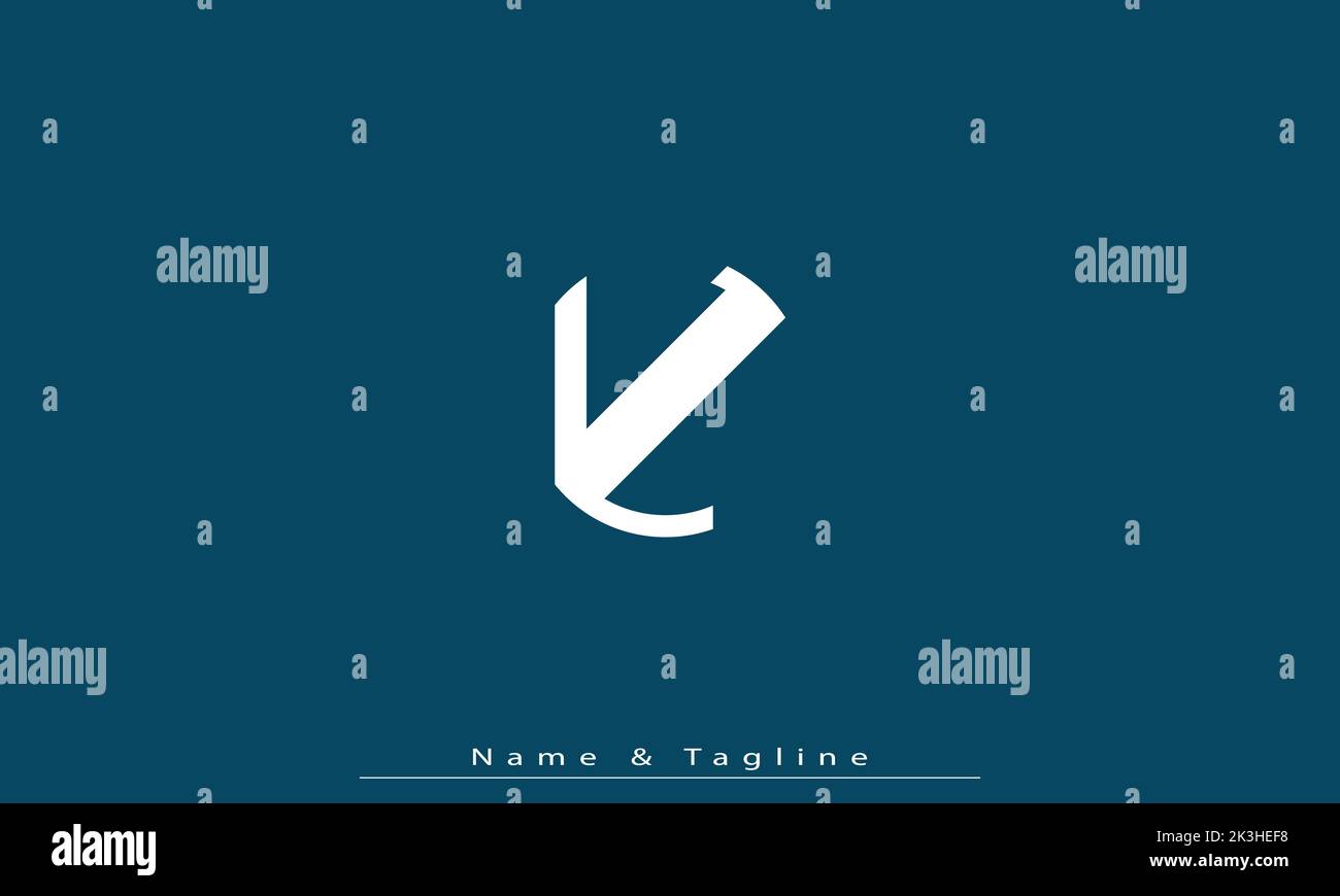 Alphabet letters Initials Monogram logo LL Stock Vector