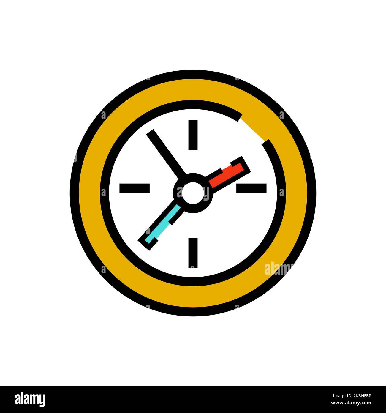 Clock icon. Clock Time symbol flat style. design web site icon, logo, app,  UI. Illustration - Vector. EPS10. 4338226 Vector Art at Vecteezy