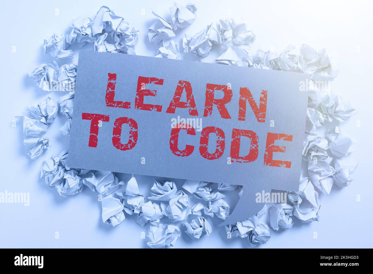 Conceptual caption Learn To Code. Business showcase Learn to write Software Be a Computer Programmer Coder Stock Photo
