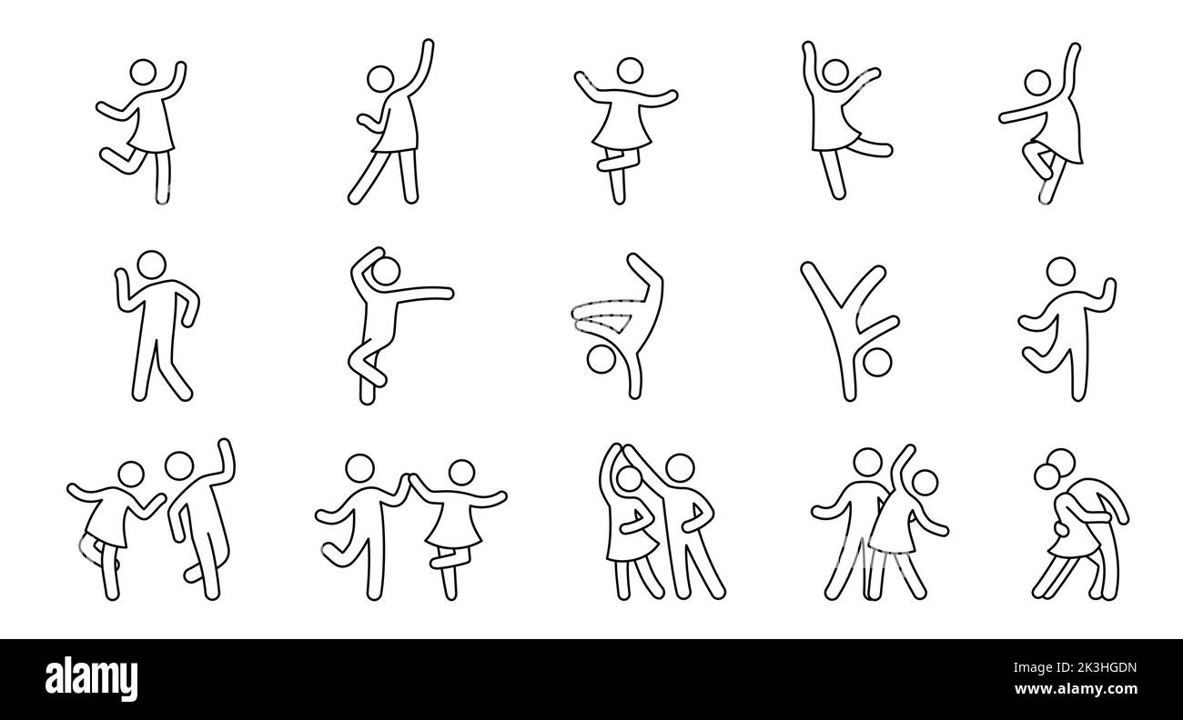 Goalkeeper actions poses stick figure Royalty Free Vector