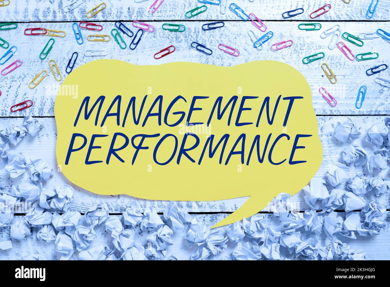 Conceptual display Management Performance. Business concept feedback on ...