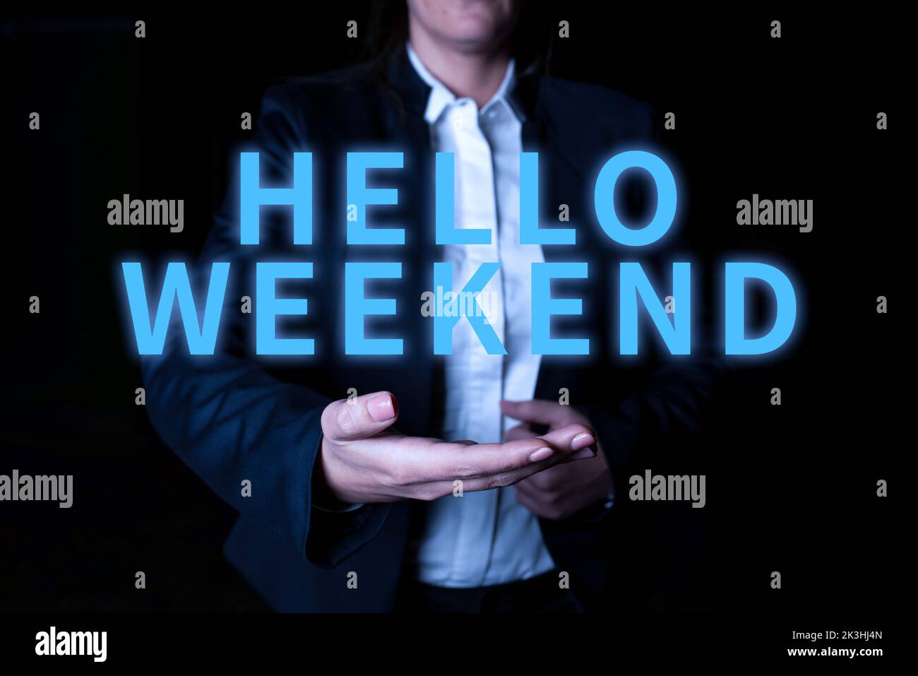 Inspiration showing sign Hello Weekend. Business concept Getaway ...