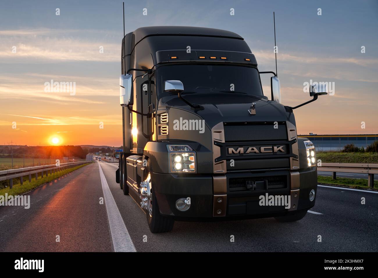 Mack Anthem is a series of heavy duty trucks built by Mack Trucks Stock ...