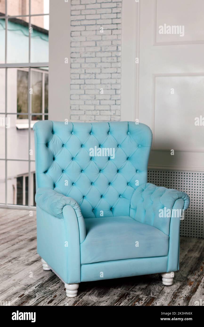 Armchair in interior modern hi-res stock photography and images - Alamy