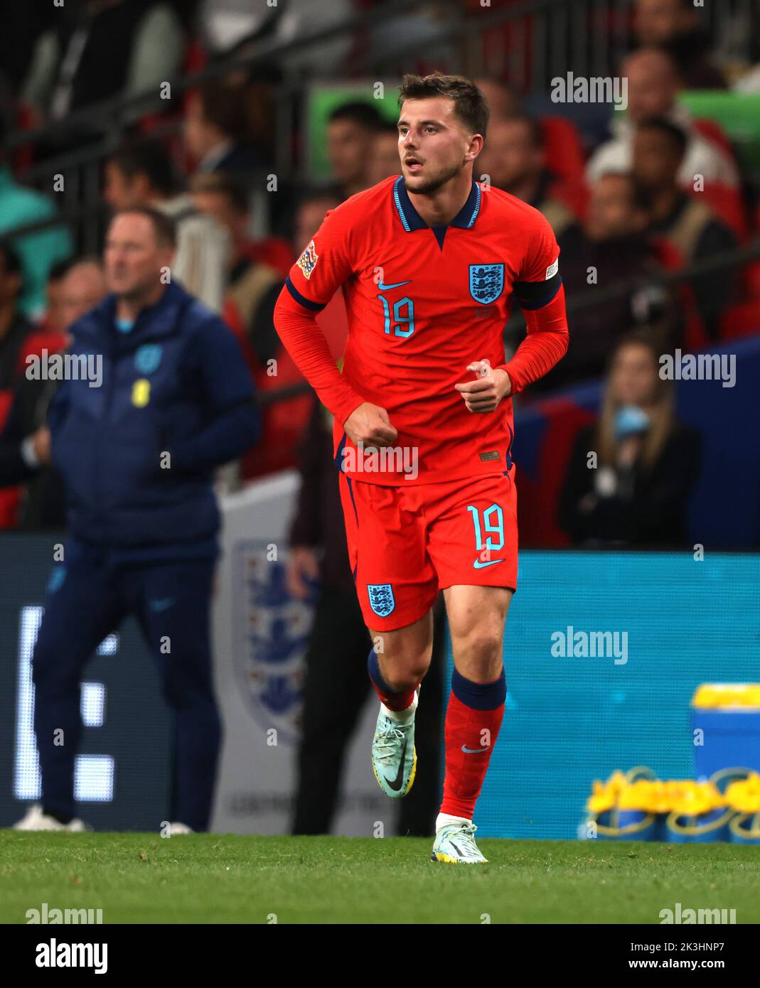 London, UK. 26th Sep, 2022. Mason Mount (England) at the England v