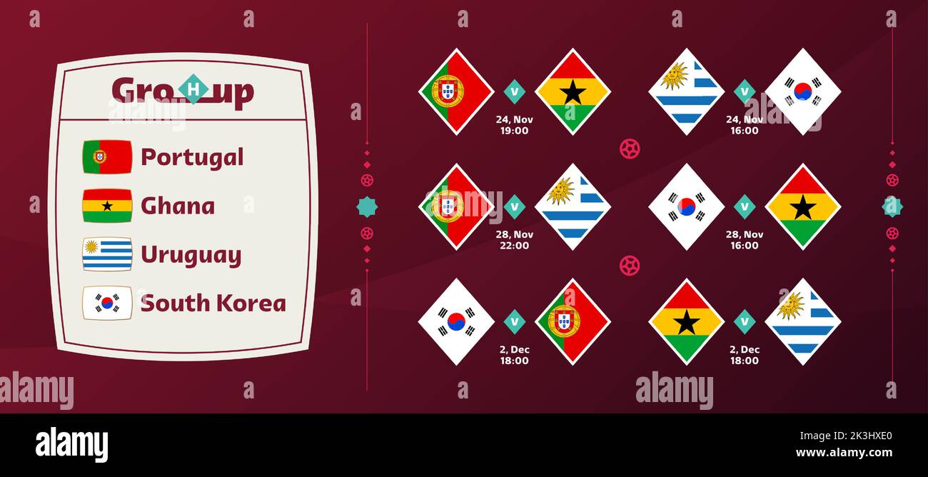 portugal world football tournament 2022 vector wavy flag pinned to