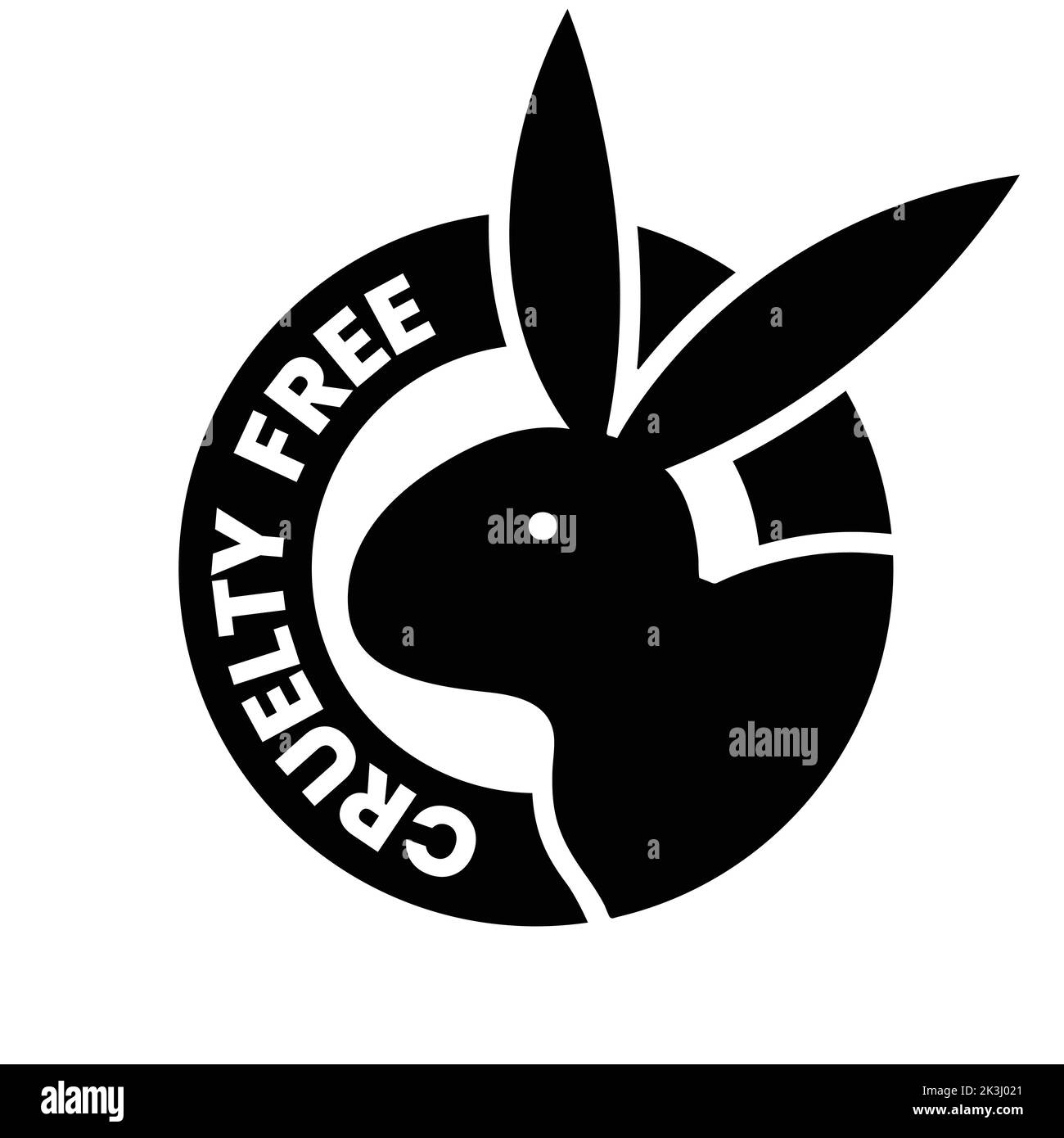 Black Cruelty Free Badge isolated on a White Background Stock Vector Image & Art Alamy