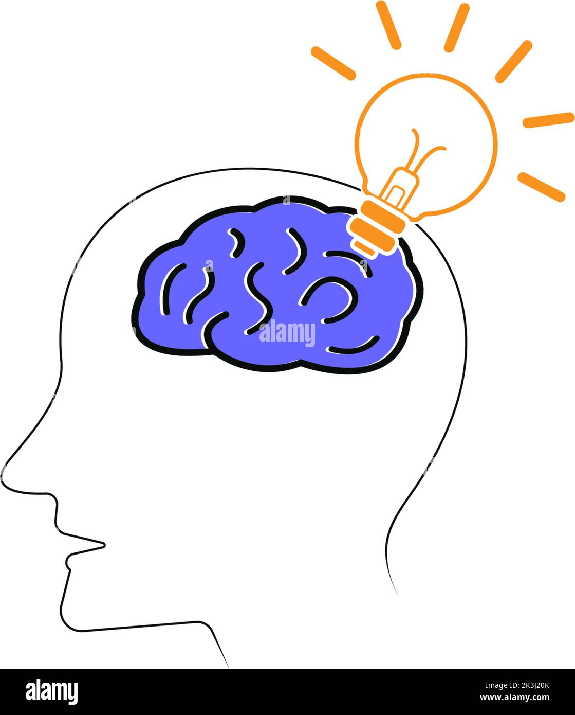 brain icon vector logo design illustration Stock Vector Image & Art - Alamy