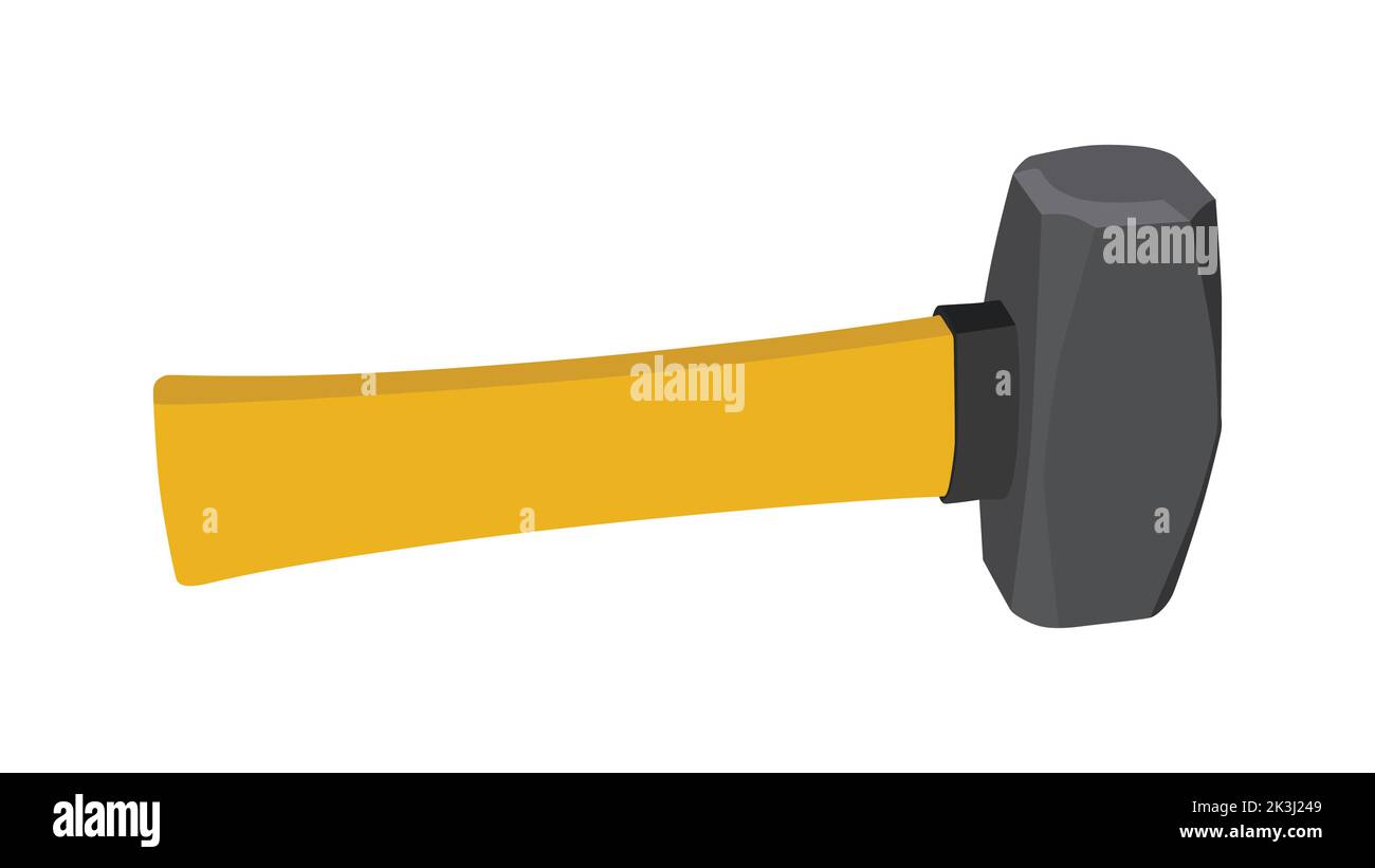 Sledgehammer, hammer, tool, hammer vector, Sledgehammer isolated on