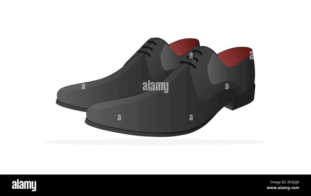 Men's classic shoes isolated on white background, Fashionable men's ...
