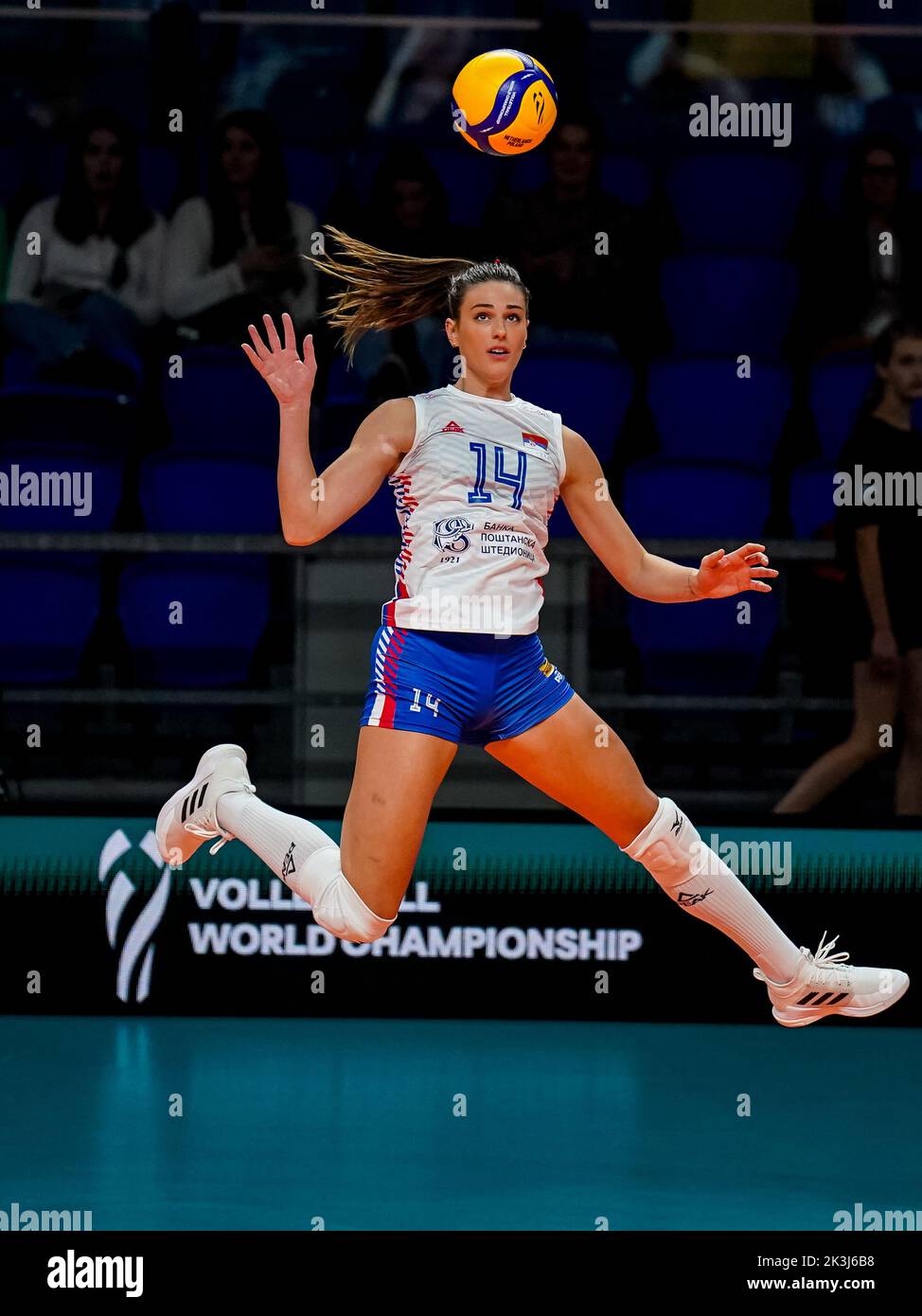 ARNHEM, NETHERLANDS SEPTEMBER 26 Maja Aleksic of Serbia in action