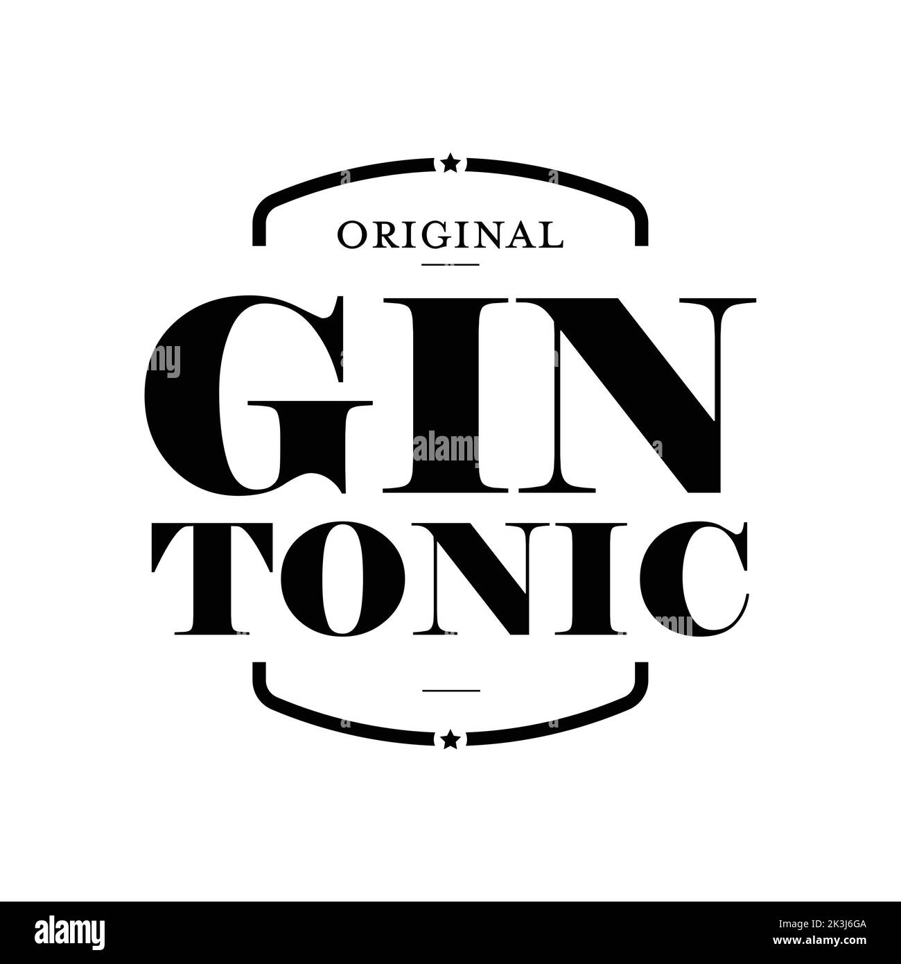 Gin and tonic sign hires stock photography and images Alamy