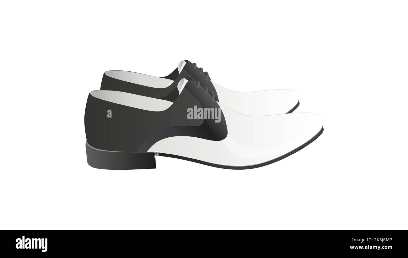 Men's classic shoes isolated on white background, Fashionable men's ...