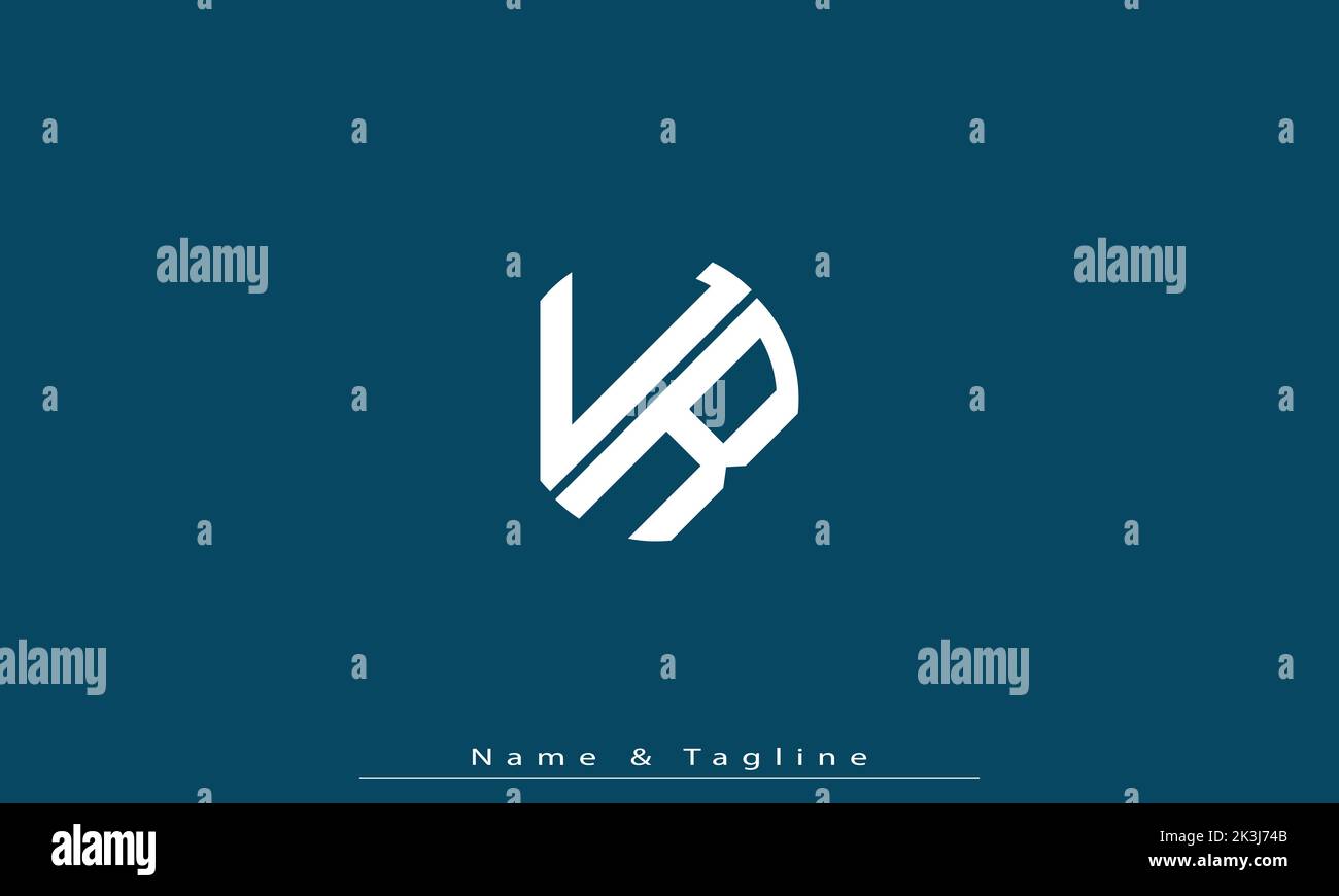 Alphabet letters Initials Monogram logo LR , RL Stock Vector