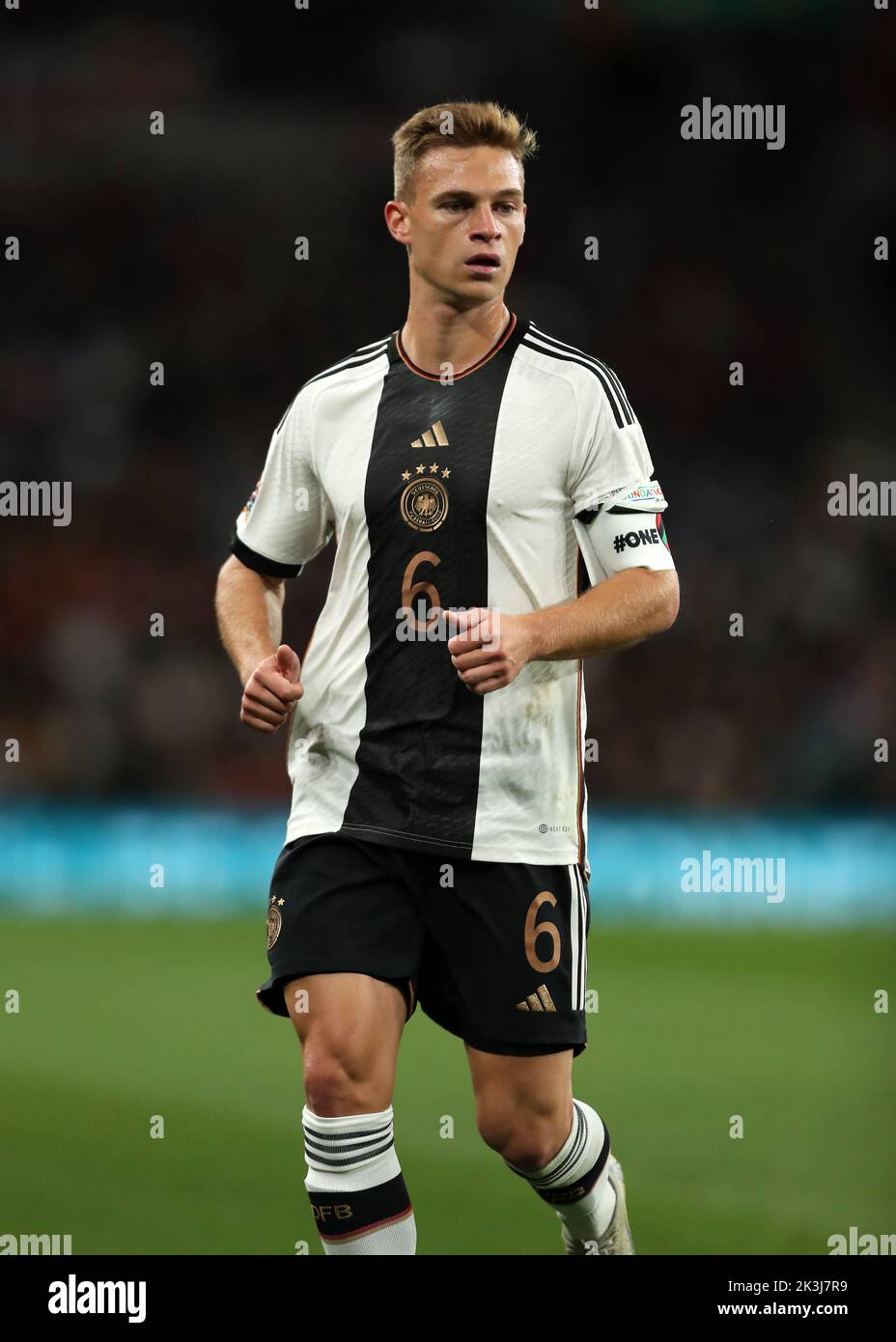 London, UK. 26th September 2022; Wembley Stadium, London, England: UEFA Nations League football, England versus Germany; Joshua Kimmich of Germany Credit: Action Plus Sports Images/Alamy Live News Stock Photo