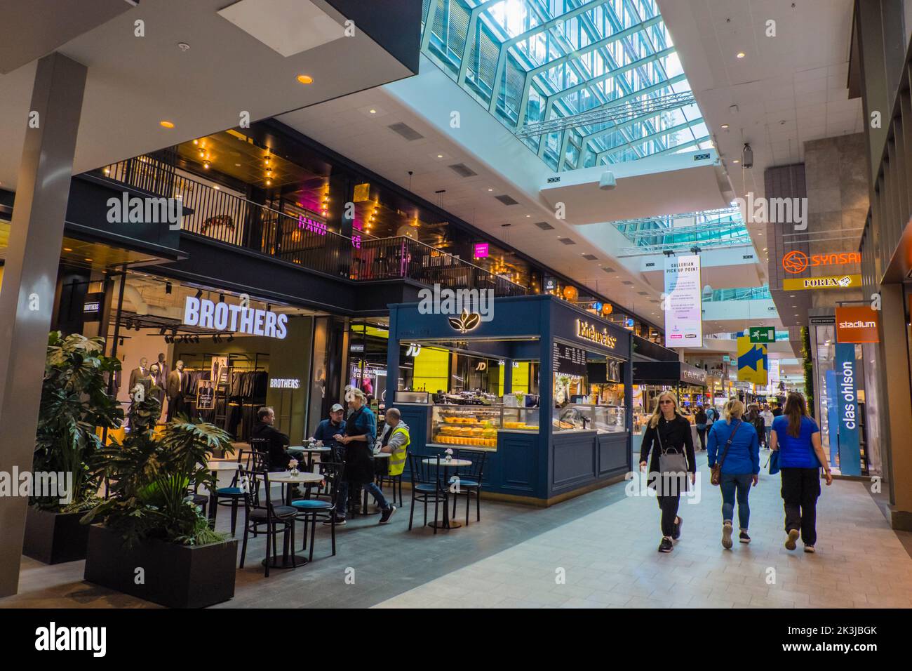 Gallerian, shopping mall, Norrmalm, Stockholm, Sweden Stock Photo