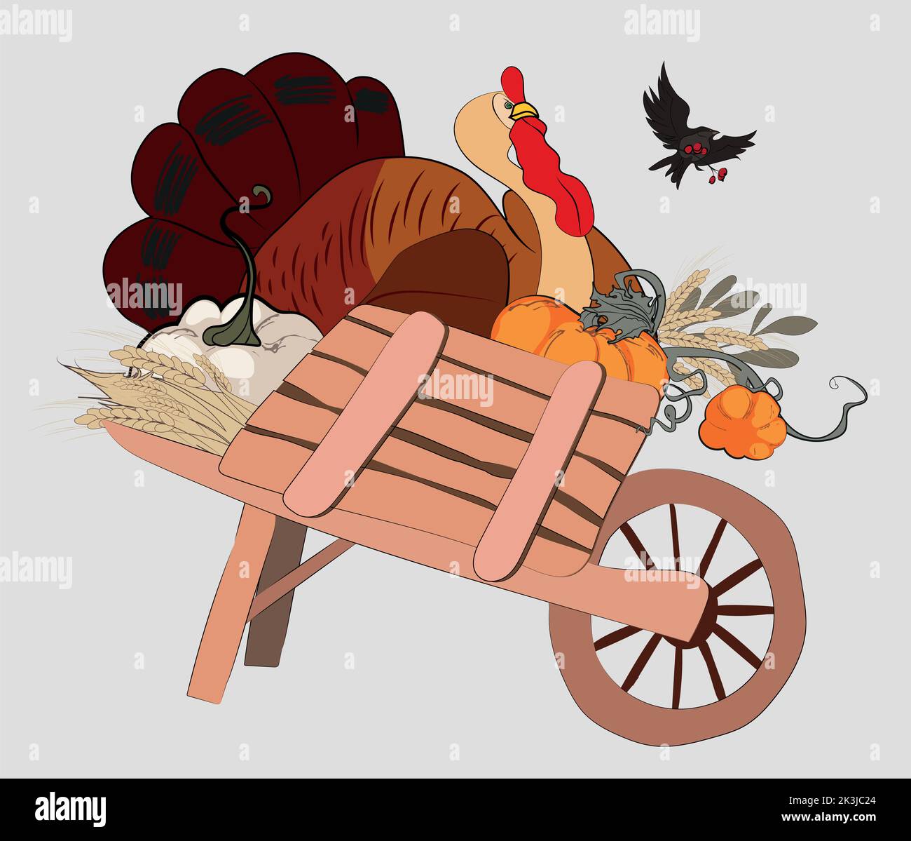 Happy Thanksgiving holiday vector design template for websites, posters ...