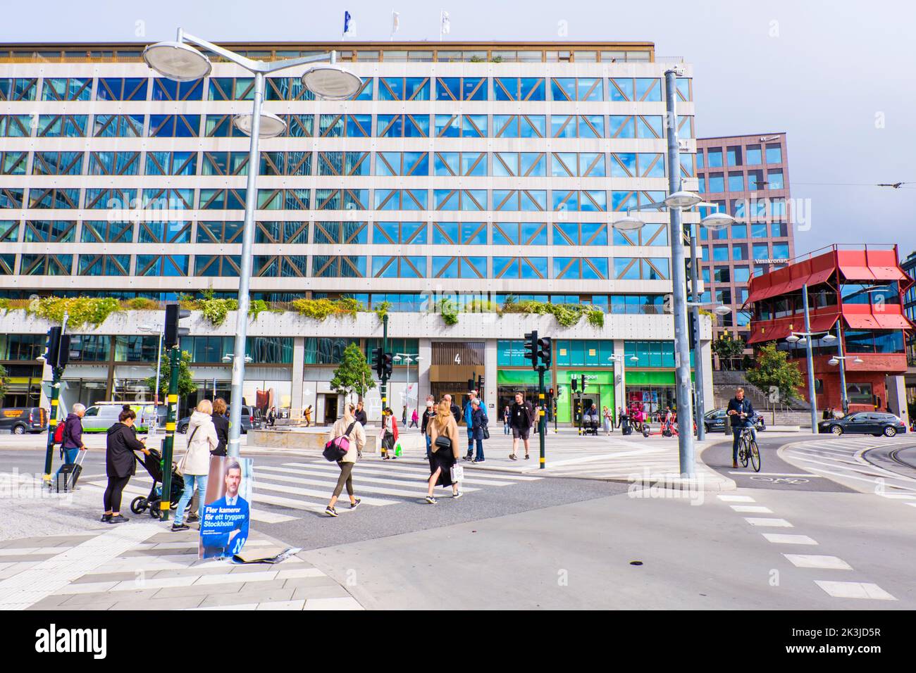 Sergels torg, Norrmalm, Stockholm, Sweden Stock Photo