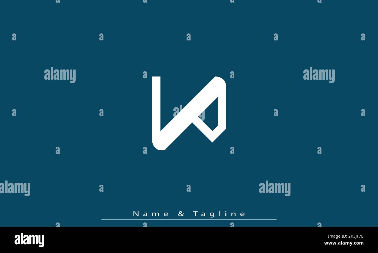 Alphabet letters Initials Monogram logo LP , PL Stock Vector