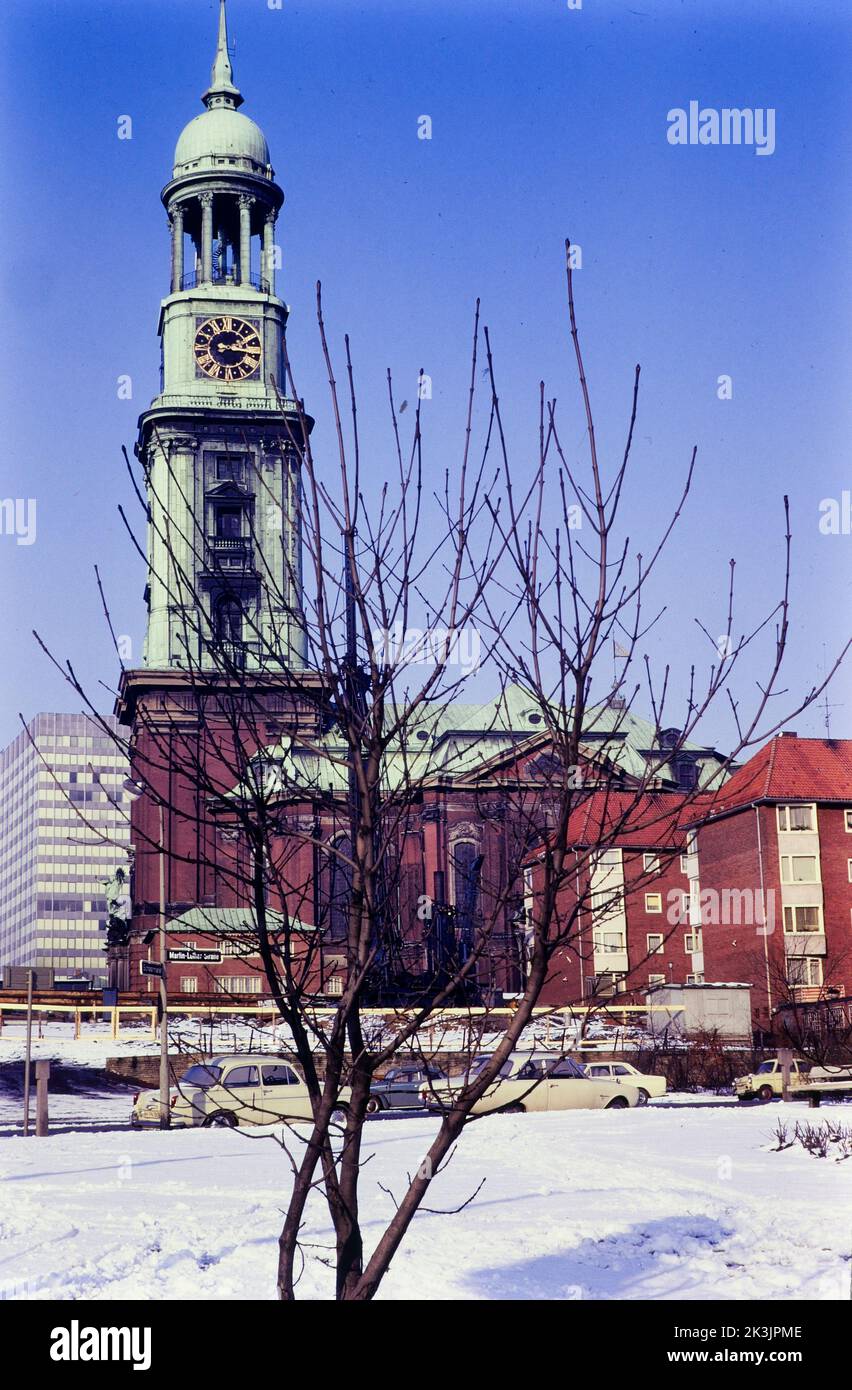 Hamburg, Western Germany,  archives Stock Photo