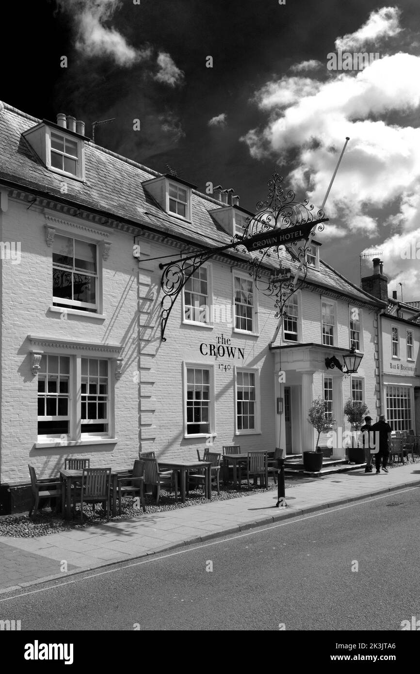 The Crown hotel, Southwold town, Suffolk County, England, UK Stock