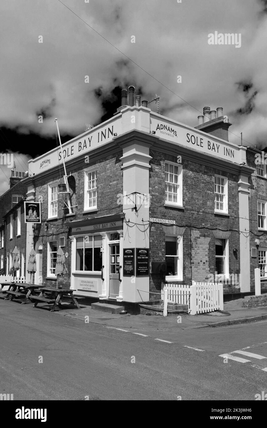 The Sole Bay Inn pub, Southwold town, Suffolk County, England, UK Stock Photo