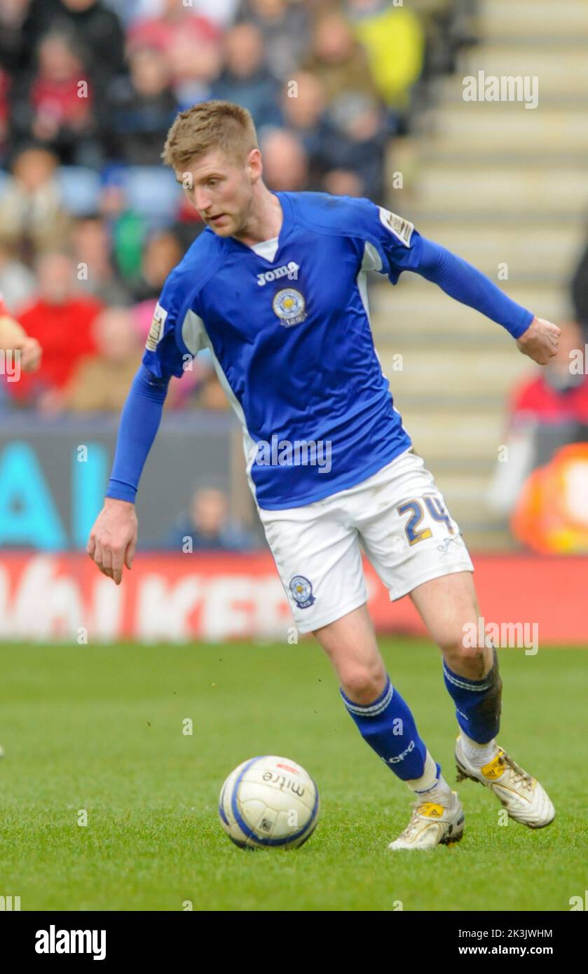 LEICESTER CITY  PAUL GALLAGHER Stock Photo