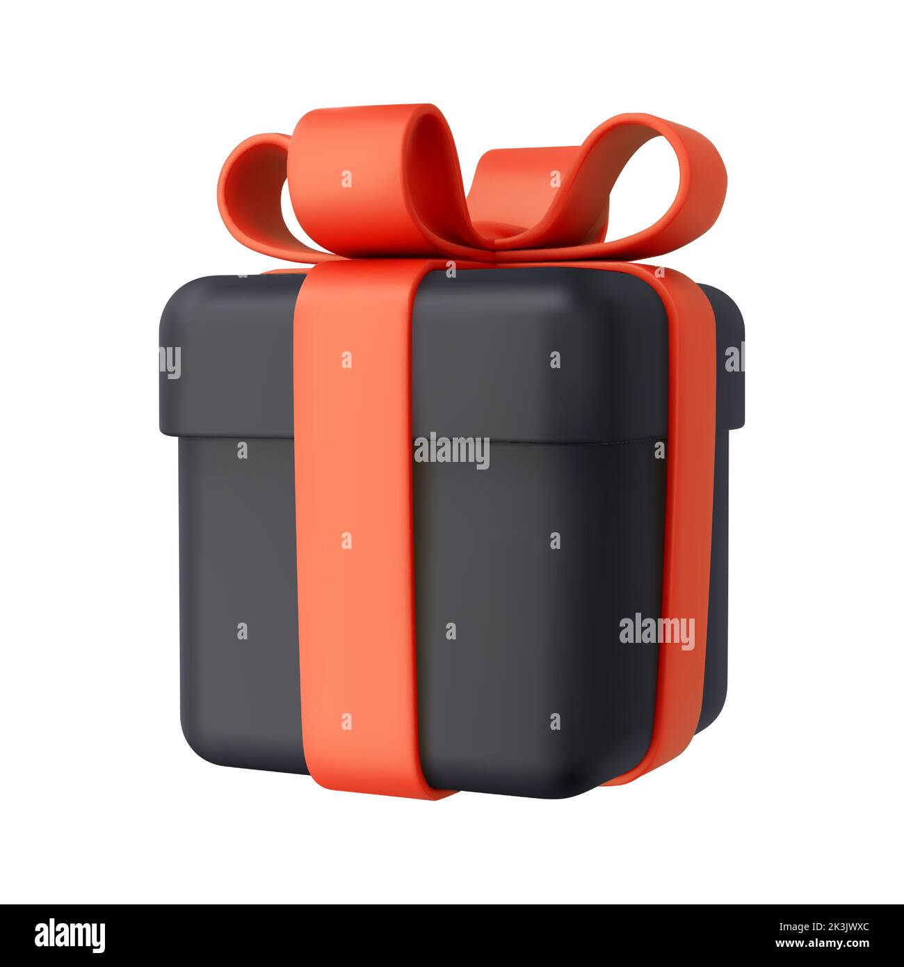 Gift box on pastel Stock Vector Images - Alamy