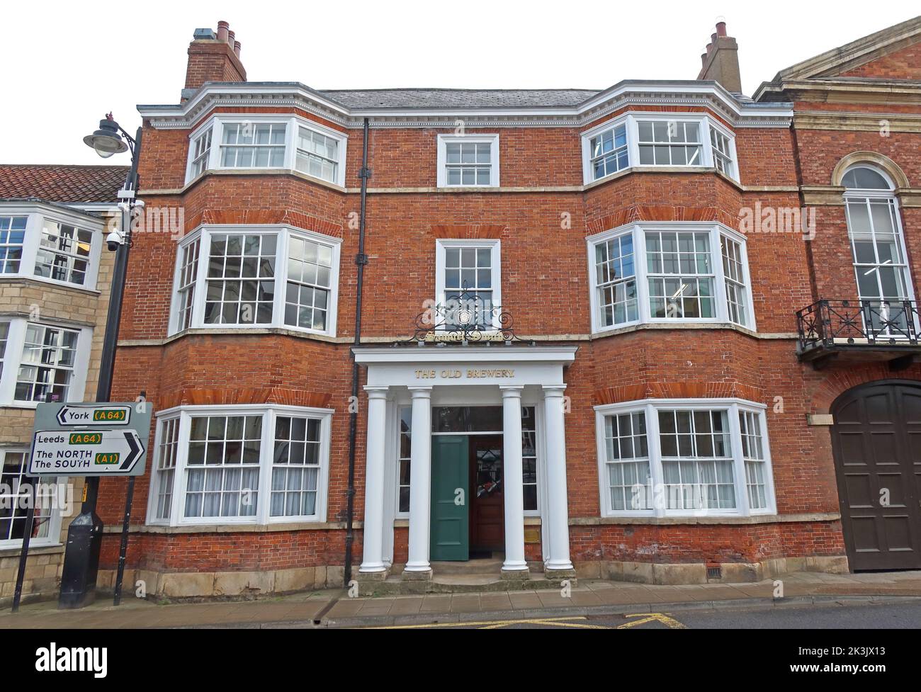 Samuel Smiths, old brewery & Deli, 3 High Street, Tadcaster, North Yorkshire, England, UK, LS24 9AP Stock Photo