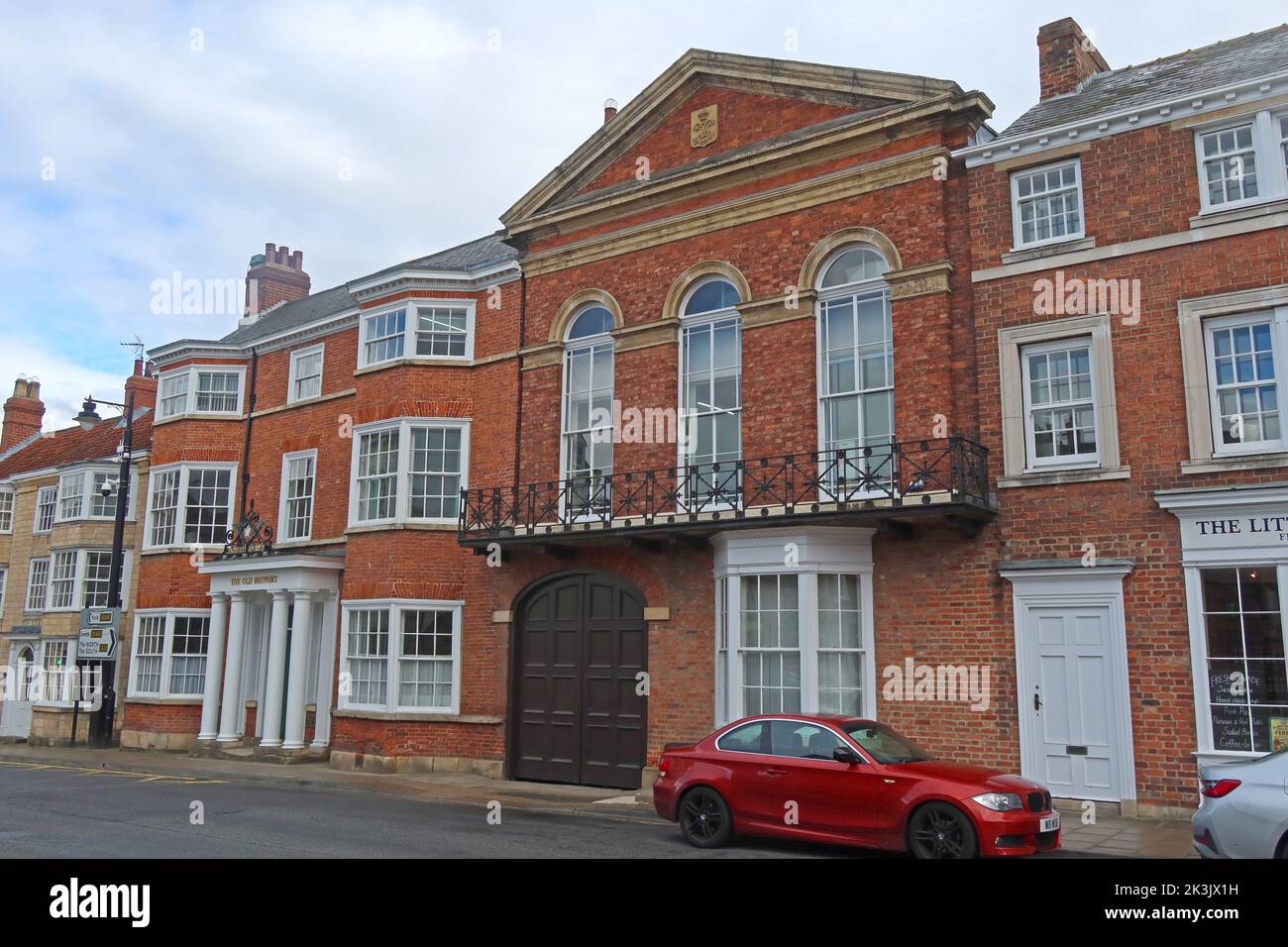 Samuel Smiths, old brewery & Deli, 3 High Street, Tadcaster, North Yorkshire, England, UK, LS24 9AP Stock Photo
