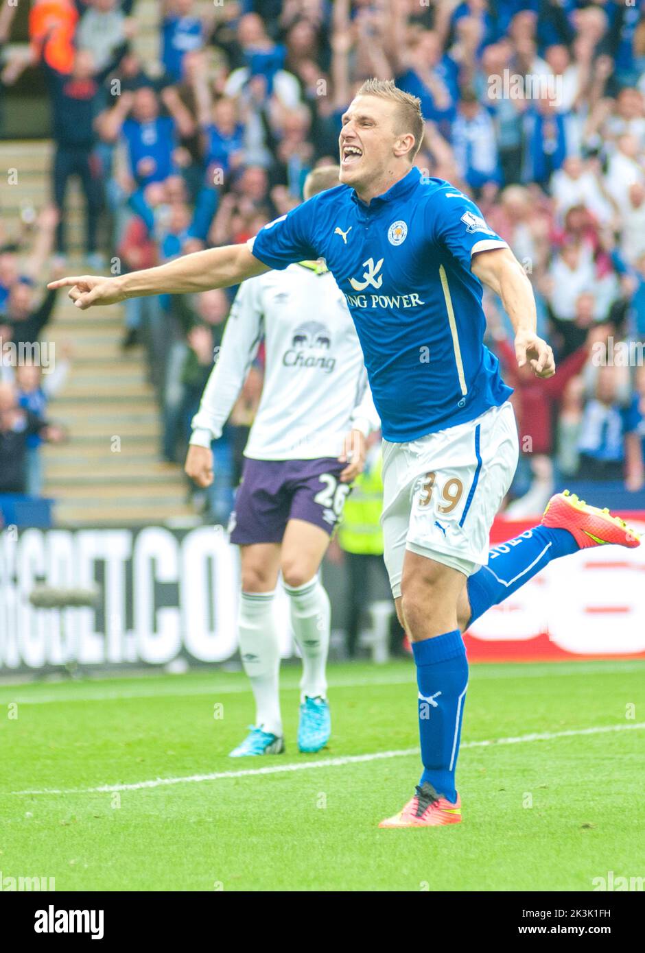 Leicester City  Chris Wood Stock Photo