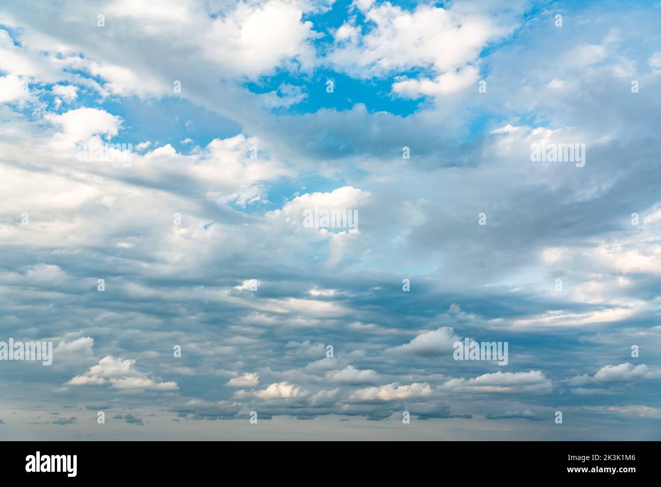 Beautiful clouds in the blue sky Stock Photo