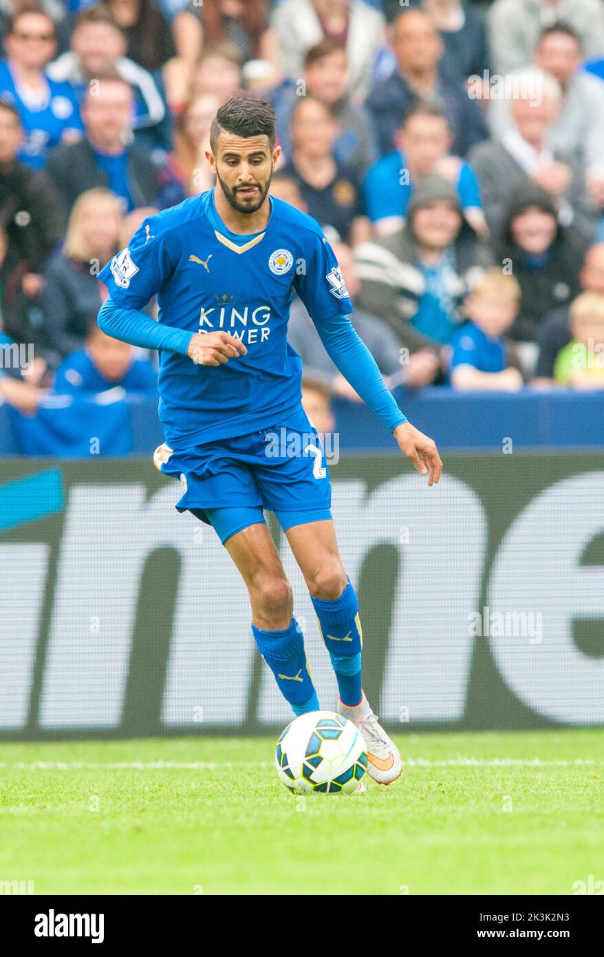 Leicester City  Riyad Mahrez Stock Photo