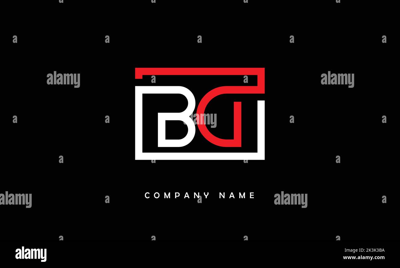 BD, DB Abstract Letters Logo Monogram Stock Vector