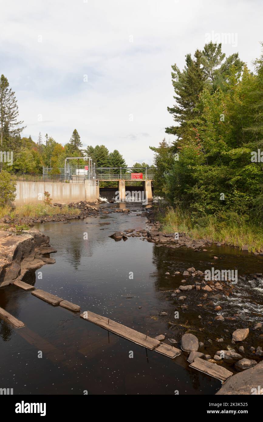 South River Hydroelectric Generating Station. South River Ontario Canada Stock Photo Alamy