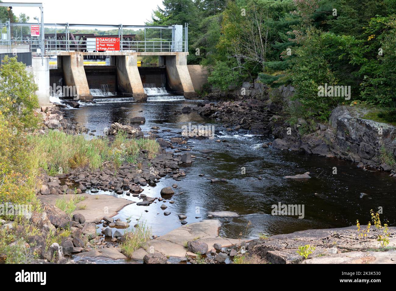 South River Hydroelectric Generating Station. South River Ontario Canada Stock Photo Alamy
