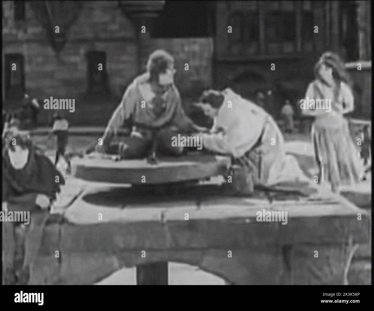 Hunchback of Notre Dame vintage still from 1923 movie Stock Photo - Alamy