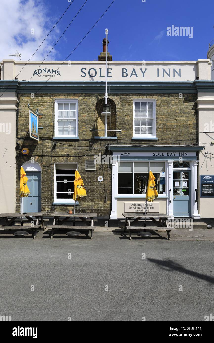 The Sole Bay Inn pub, Southwold town, Suffolk County, England, UK Stock