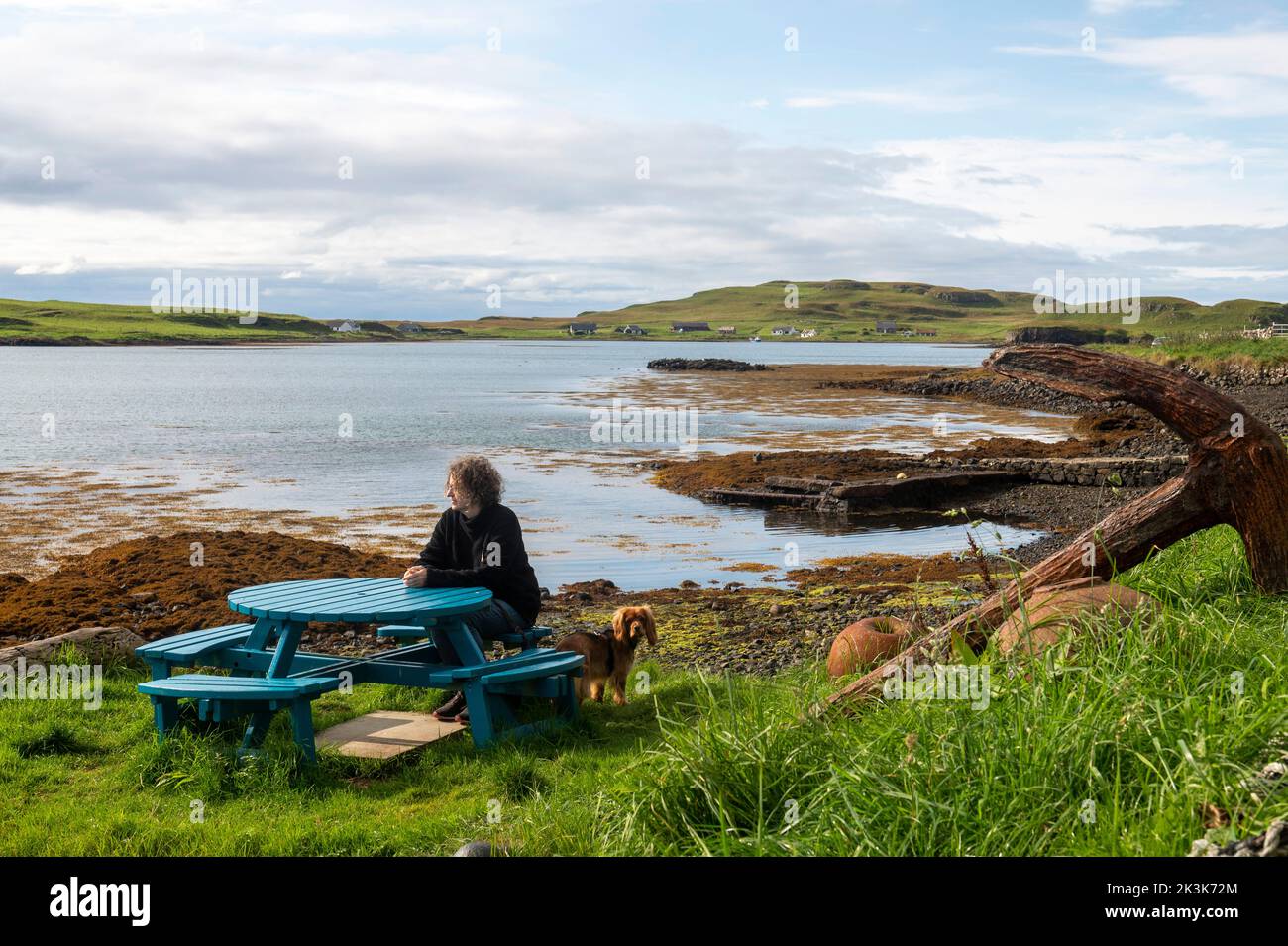 September 2022: Isle of Canna, Inner Hebrides, Scotland The view from ...