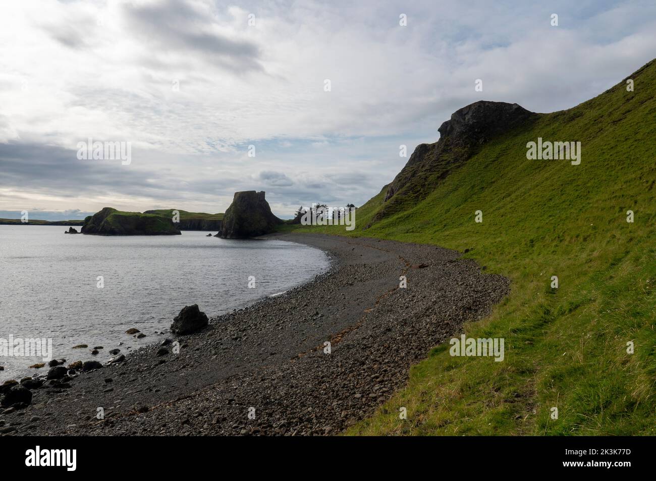 September 2022: Isle of Canna, Inner Hebrides, Scotland The beach ...