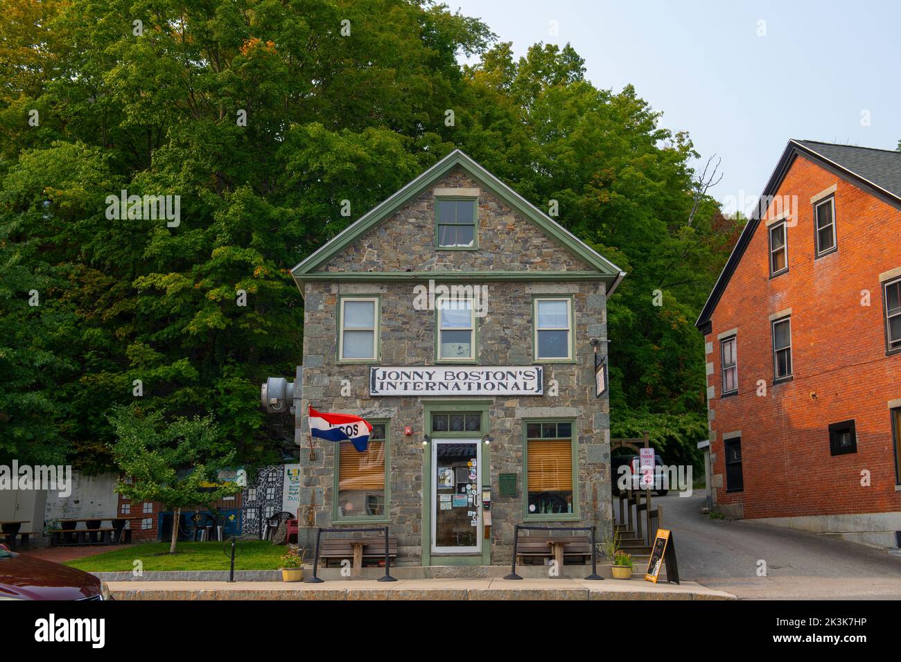 Jonny Boston's International Restaurant on Main Street in historic town center of Newmarket, New