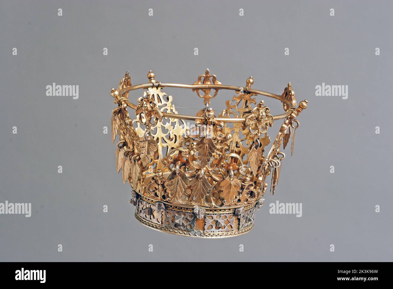 Bridal crown from sormland, sweden Stock Photo