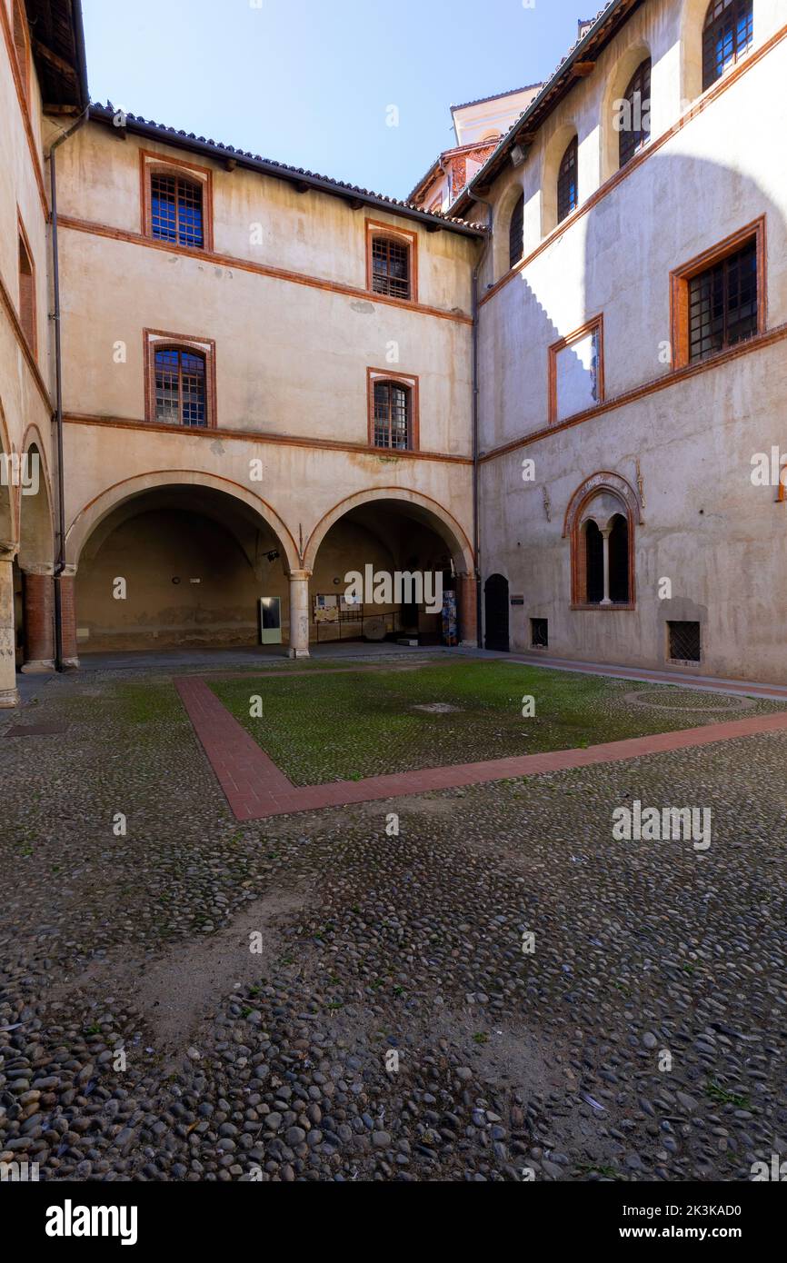 Courtyard, Of Fossano Castle Or Castle Of The Princes Of Acaja ...