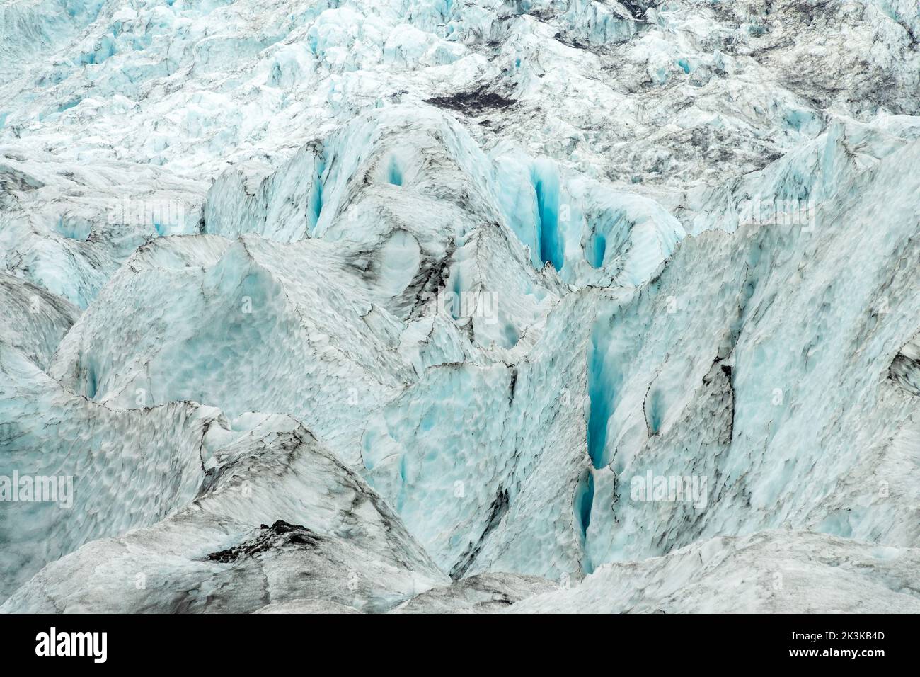 Vatnajokull glacier near Skaftafell, Iceland Stock Photo